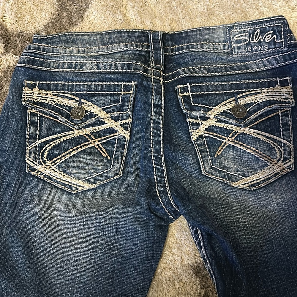 Silver Pioneer Bootcut Jeans Sz 28X33